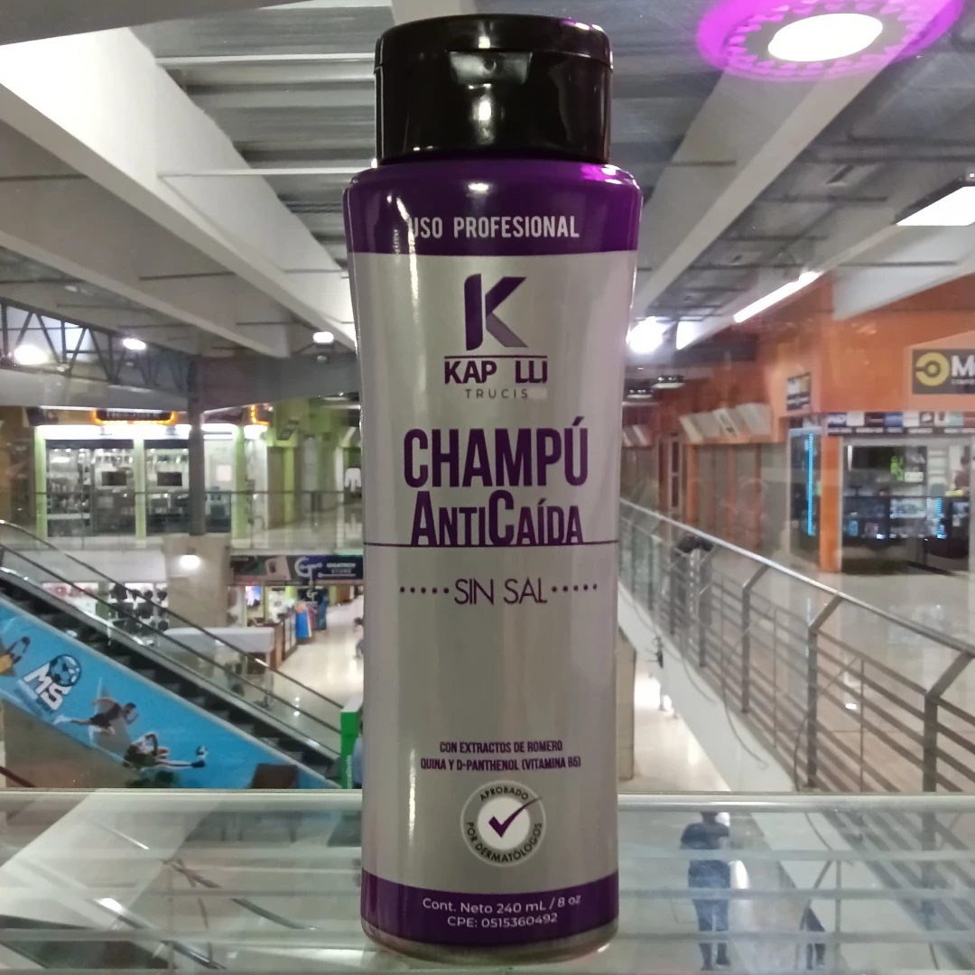 CHAMPU KAPELLI ANTICAIDA SIN SAL 240 ML