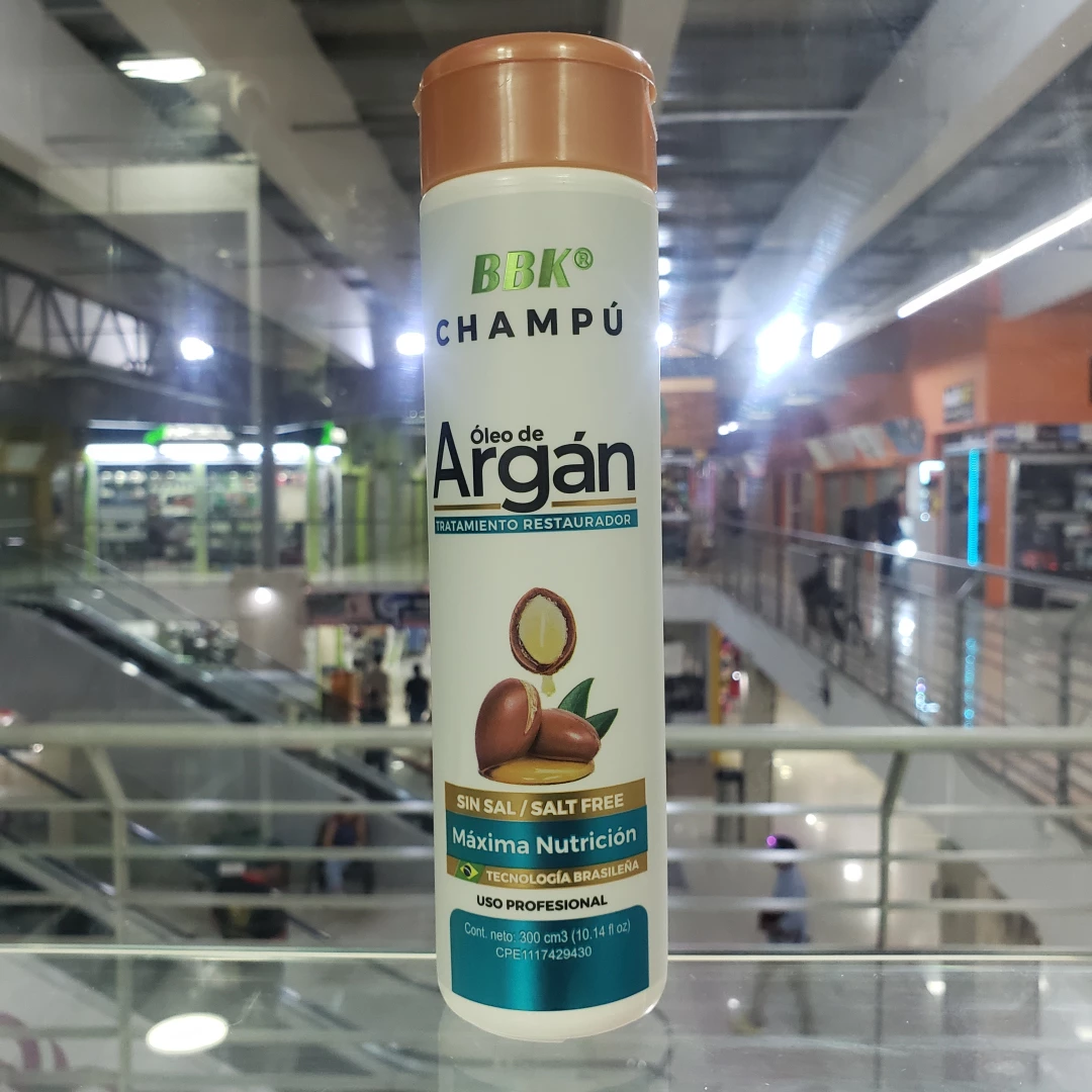 CHAMPÚ BBK OLEO DE ARGAN (300 ML) LIBRE DE SAL