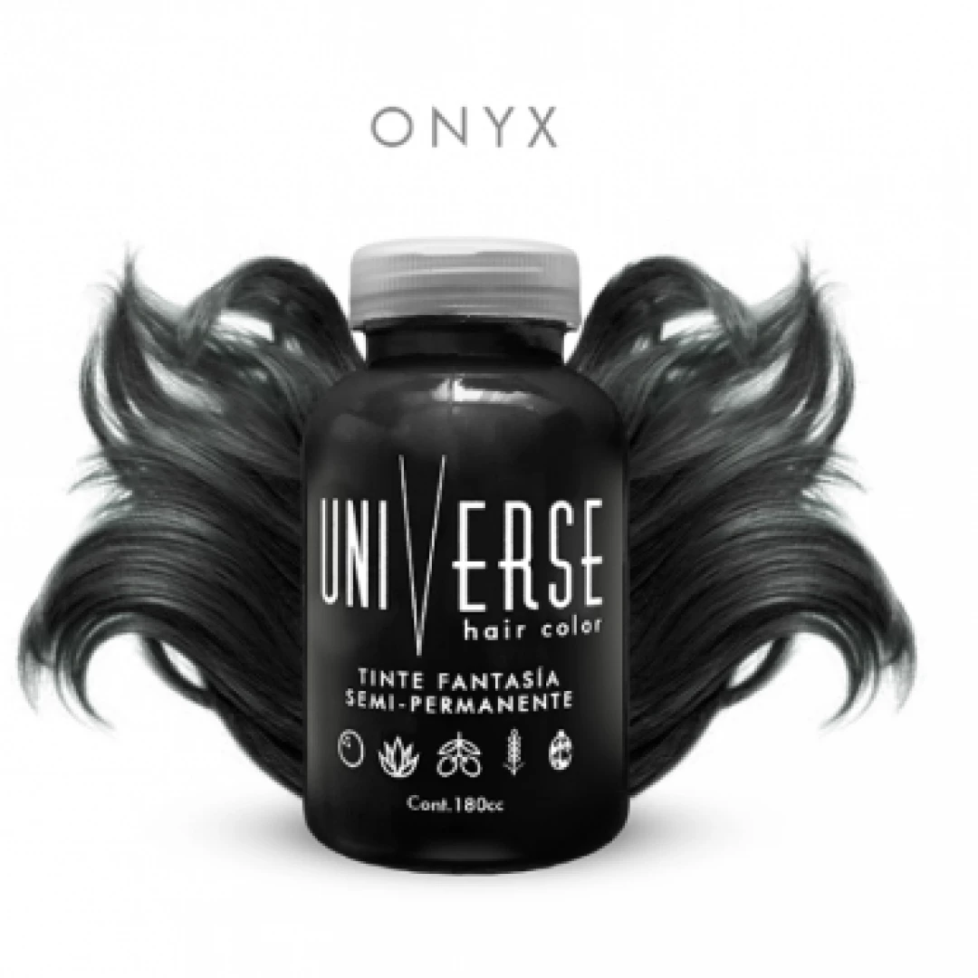 TINTE UNIVERSE HAIR COLORS ONYX 180cc.