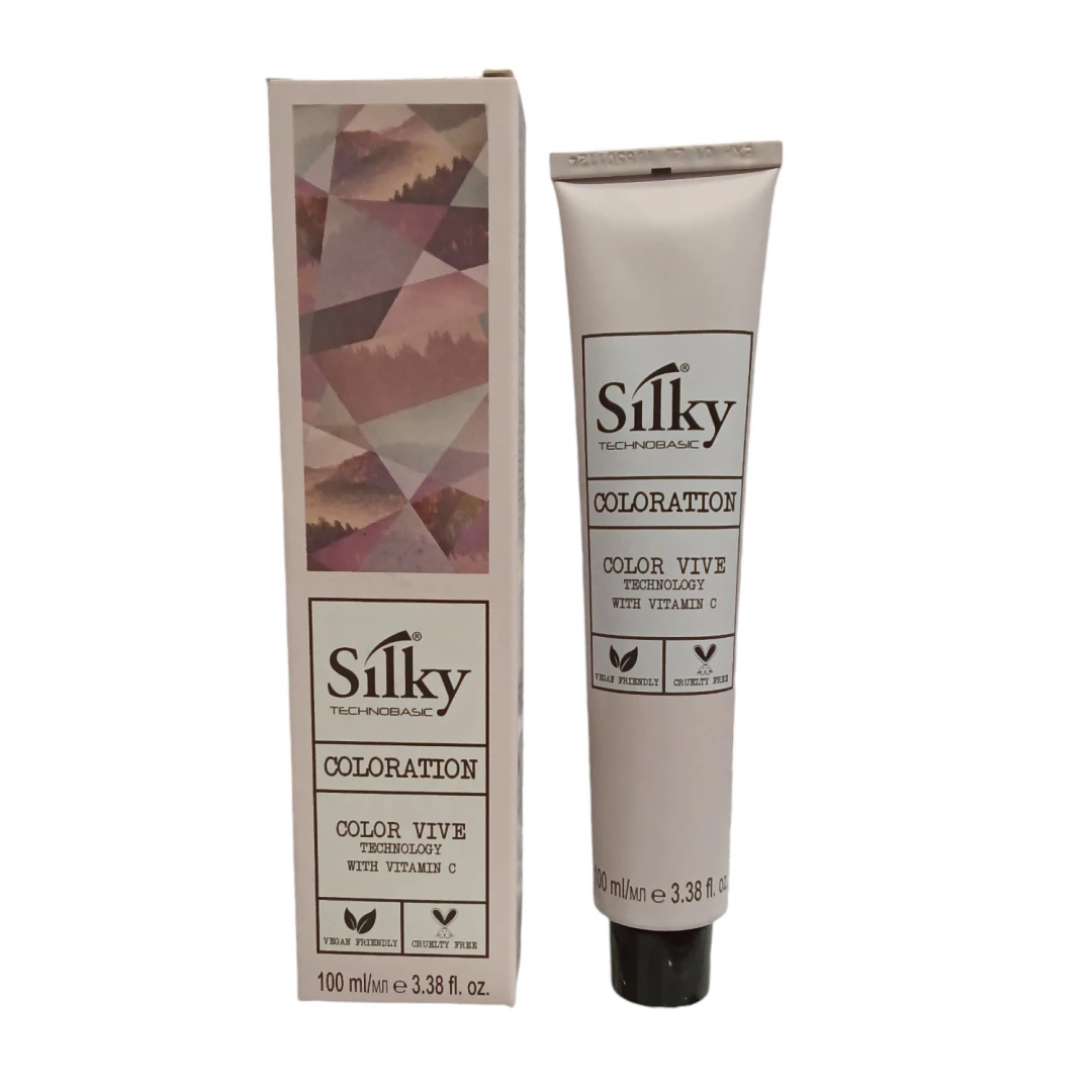 TINTE CASTAÑO OSCURO SILKY 3 (100 ML) INCLUYE CREMA OXIGENADA 100 ML.