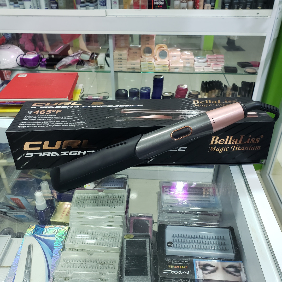 PLANCHA BELLALISS MAGIC TITANIUM CURL & Modelo-1110