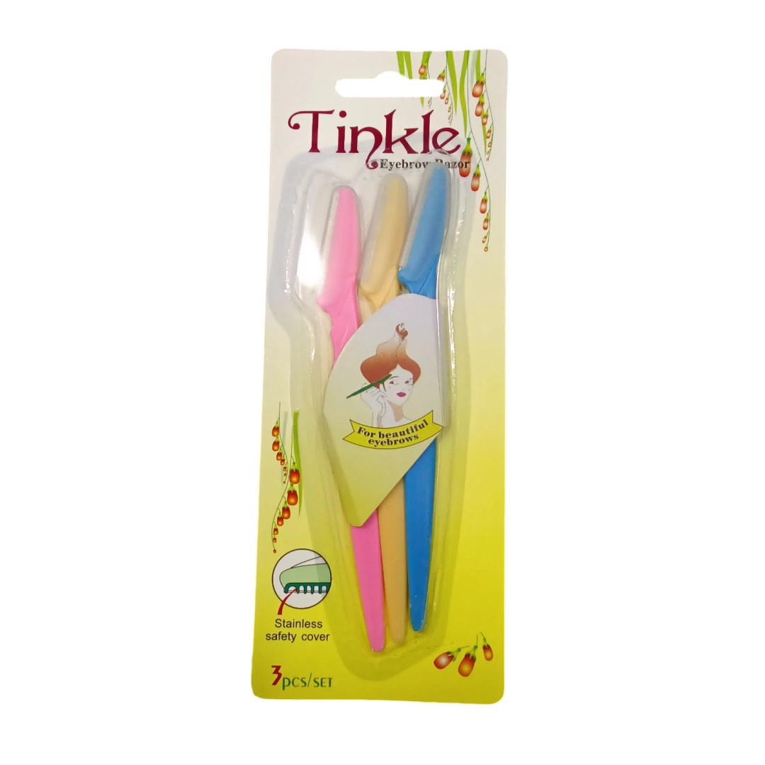 PERFILADOR TINKLE EYEBROW RAZOR 3 PZAS
