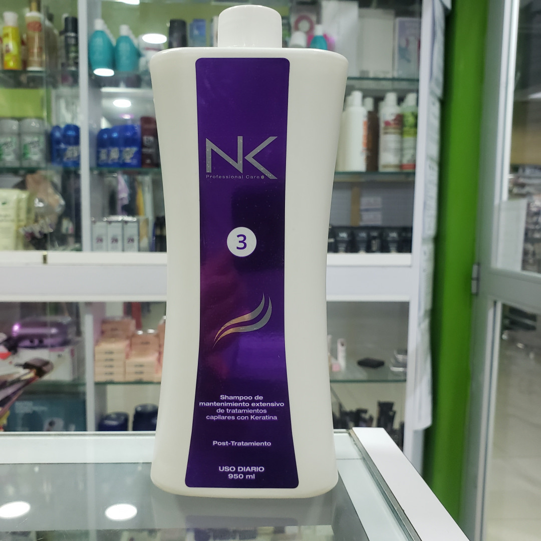 CHAMPÚ NK POST KERATINA PASO 3 (950ML) LIBRE DE SAL