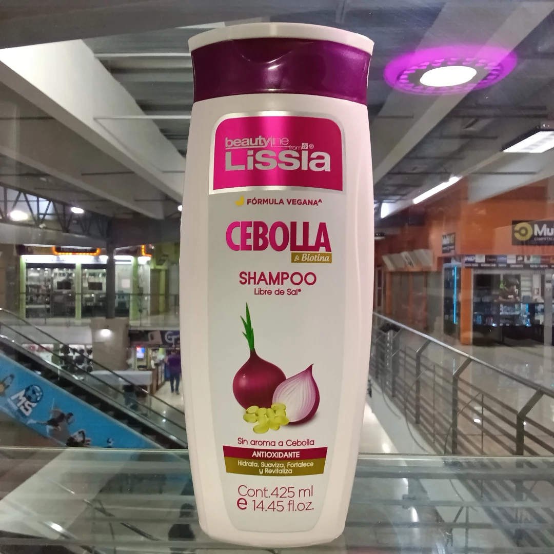 CHAMPÚ LISSIA CEBOLLA & BIOTINA LIBRE DE SAL 425 ML