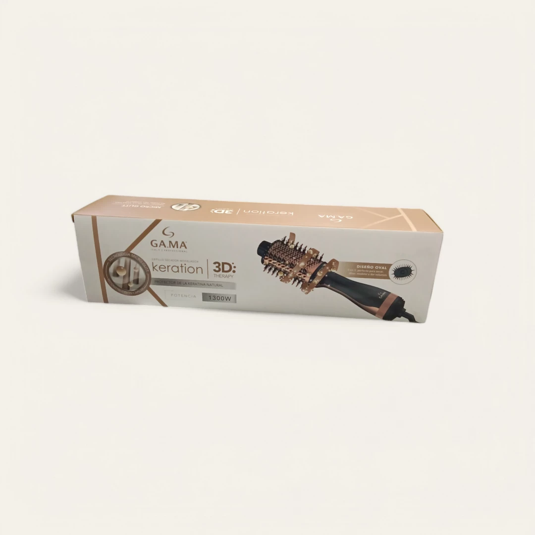 CEPILLO SECADOR GAMA 3D THERAPY KERATION POWER 1300W