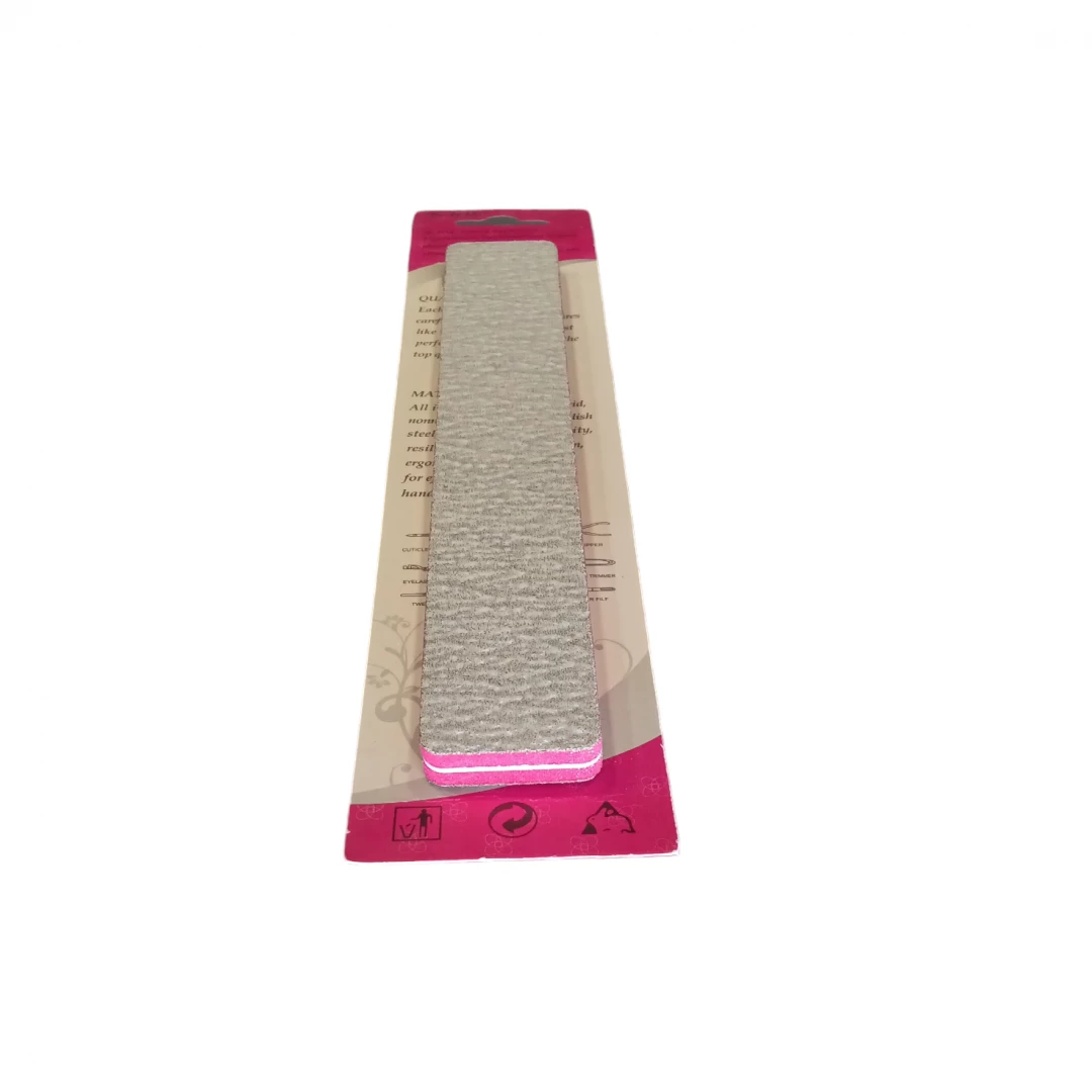 LIMA DE UÑAS  BAOL GRIS 240/240 CUADRADA