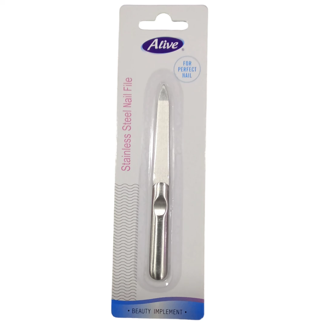 LIMA DE UÑAS ALIVE ACERO INOXIDABLE