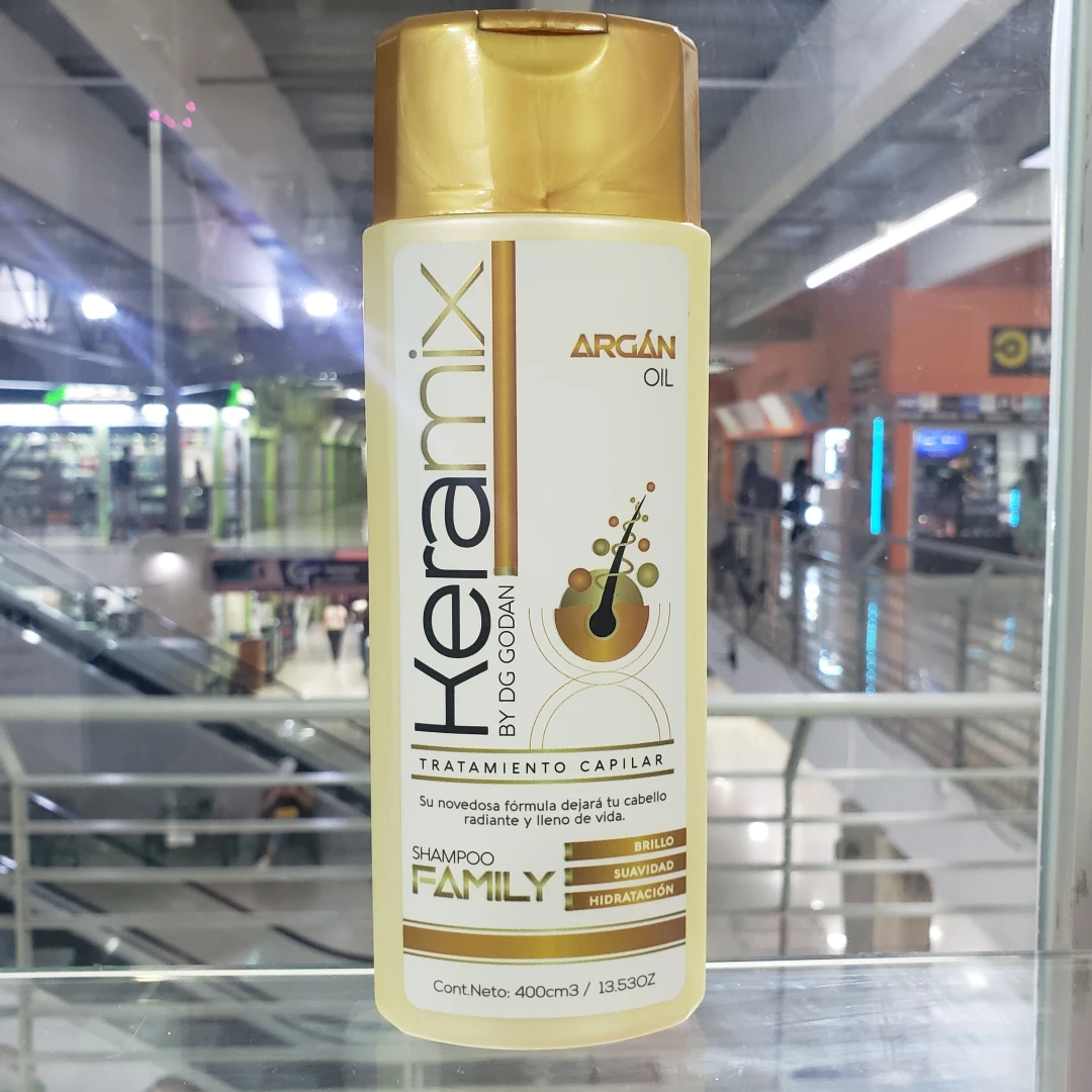 CHAMPÚ KERAMIX OIL ARGAN 400 ML