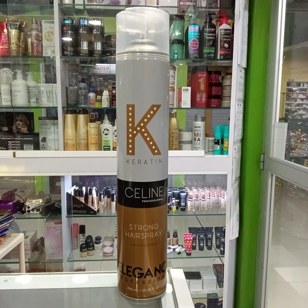 LACA ELEGANCE KERATIN CELINE STRONG HAIRSPRAY 750 ML