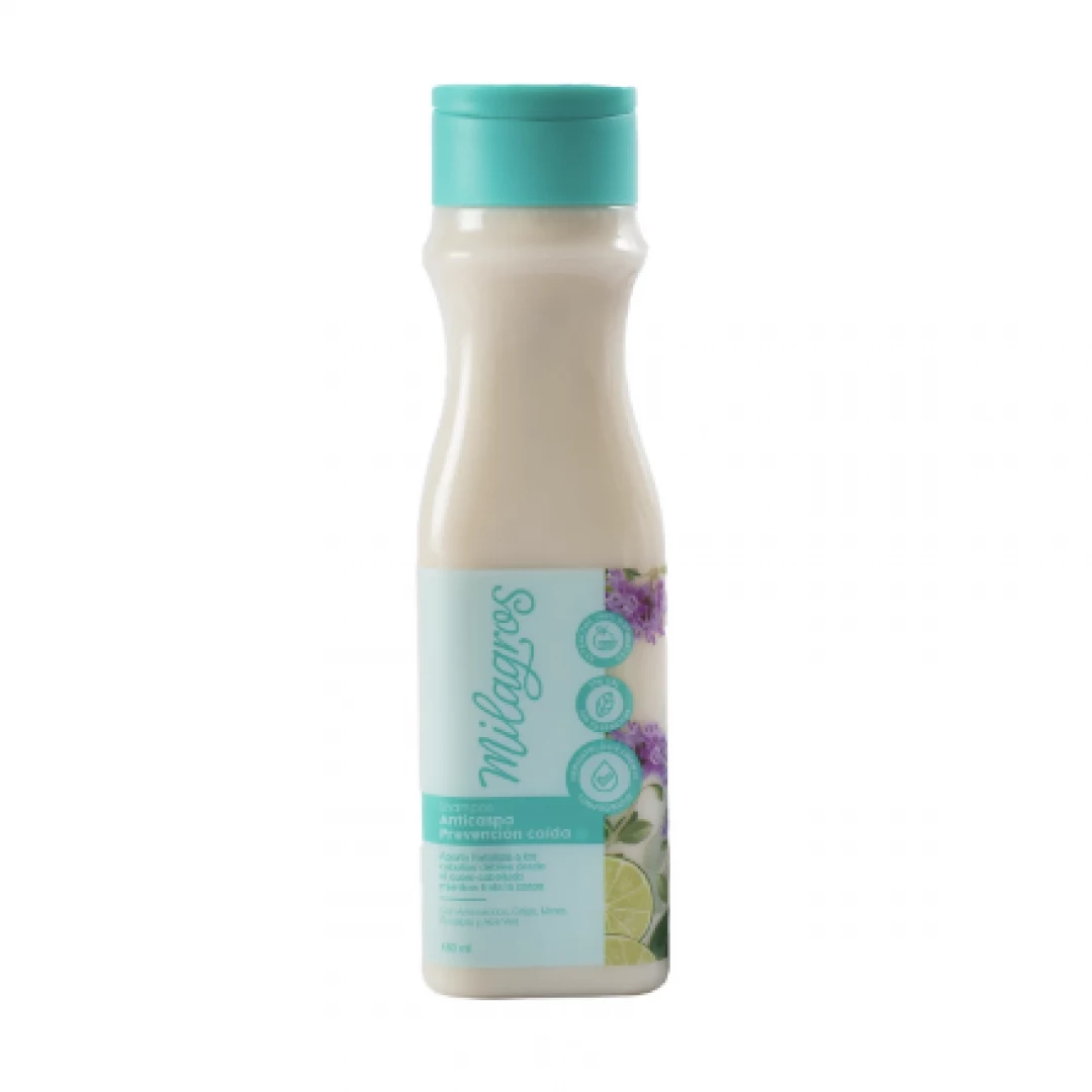 CHAMPÚ MILAGROS ANTICASPA 450 ML