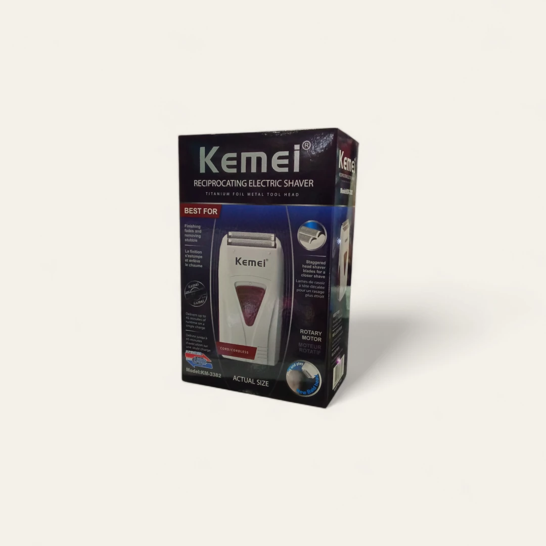 AFEITADORA KEMEI SHAVER (MODEL KM-3382)