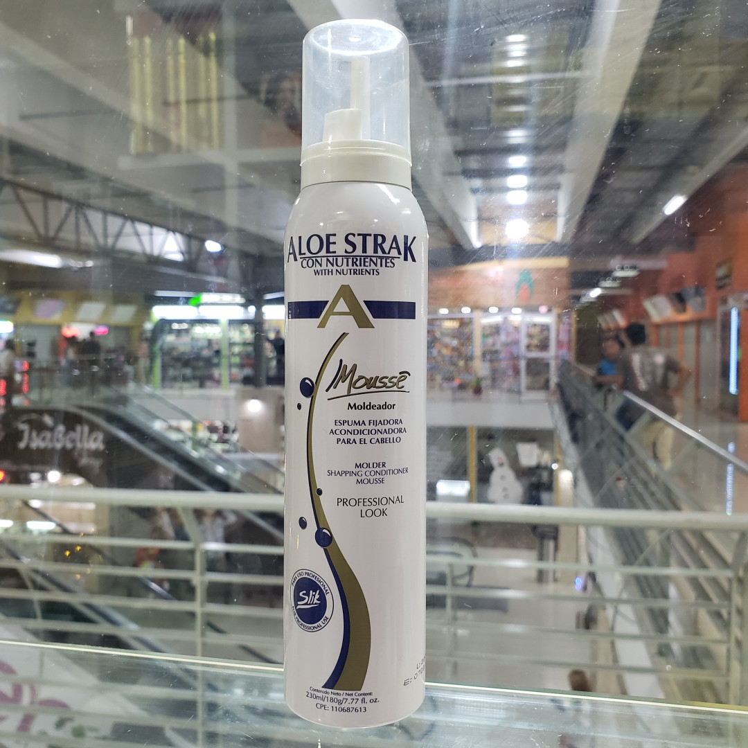 ESPUMA SLIK ALOE STRAK MOUSSE MOLDEADOR 230ML