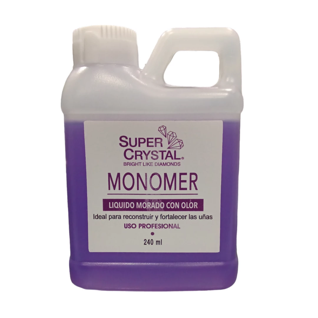 MONOMER SUPER CRYSTAL LIQUIDO MORADO CON OLOR 240 ML