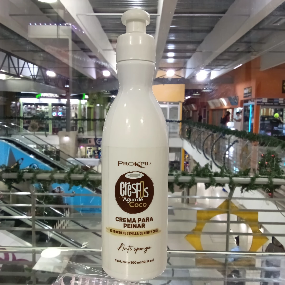 CREMA PARA PEINAR PROKPIL CRESPOS CON AGUA DE COCO (300ML)