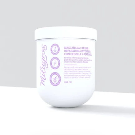 MASCARILLA MILAGROS CEBOLLA Y PÉPTIDOS 450 ML