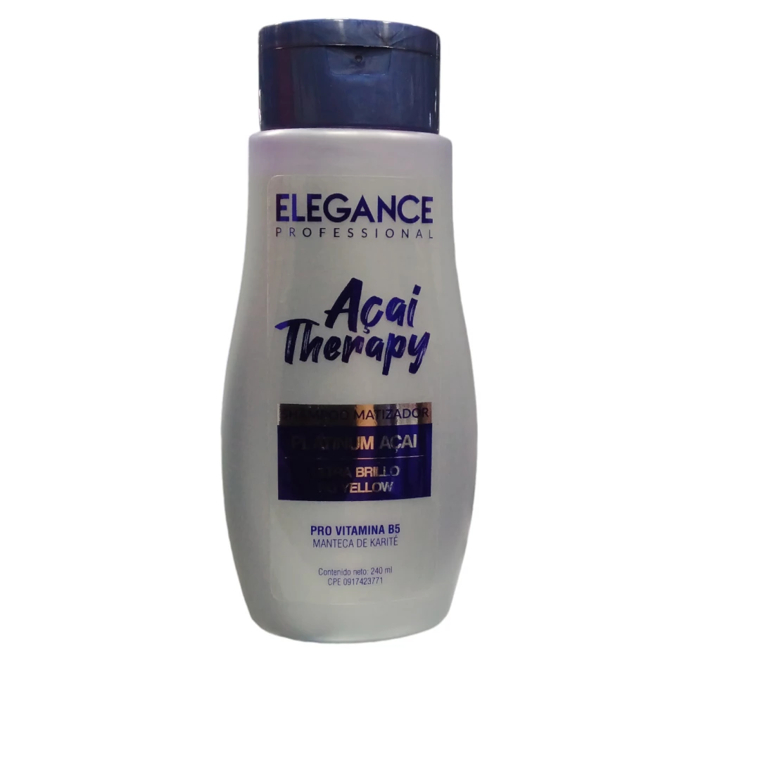 CHAMPÚ MATIZADOR ELEGANCE PLATINIUM ACAI 240ML
