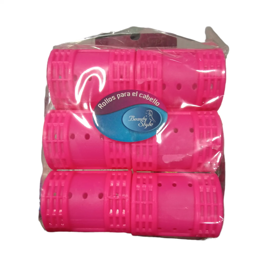 ROLLOS LISO CON TAPA BEAUTY STYLE TALLA XXL (6 PZAS) REF 0257005