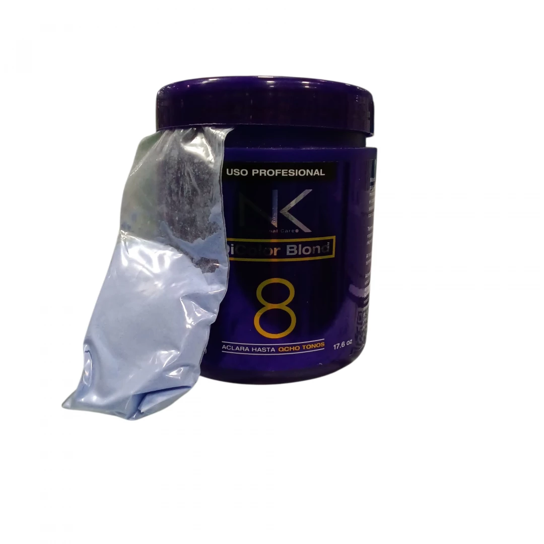 POLVO DECOLORANTE NK DICOLOR BLOND 8 TONOS (GRANEL 25 GR)