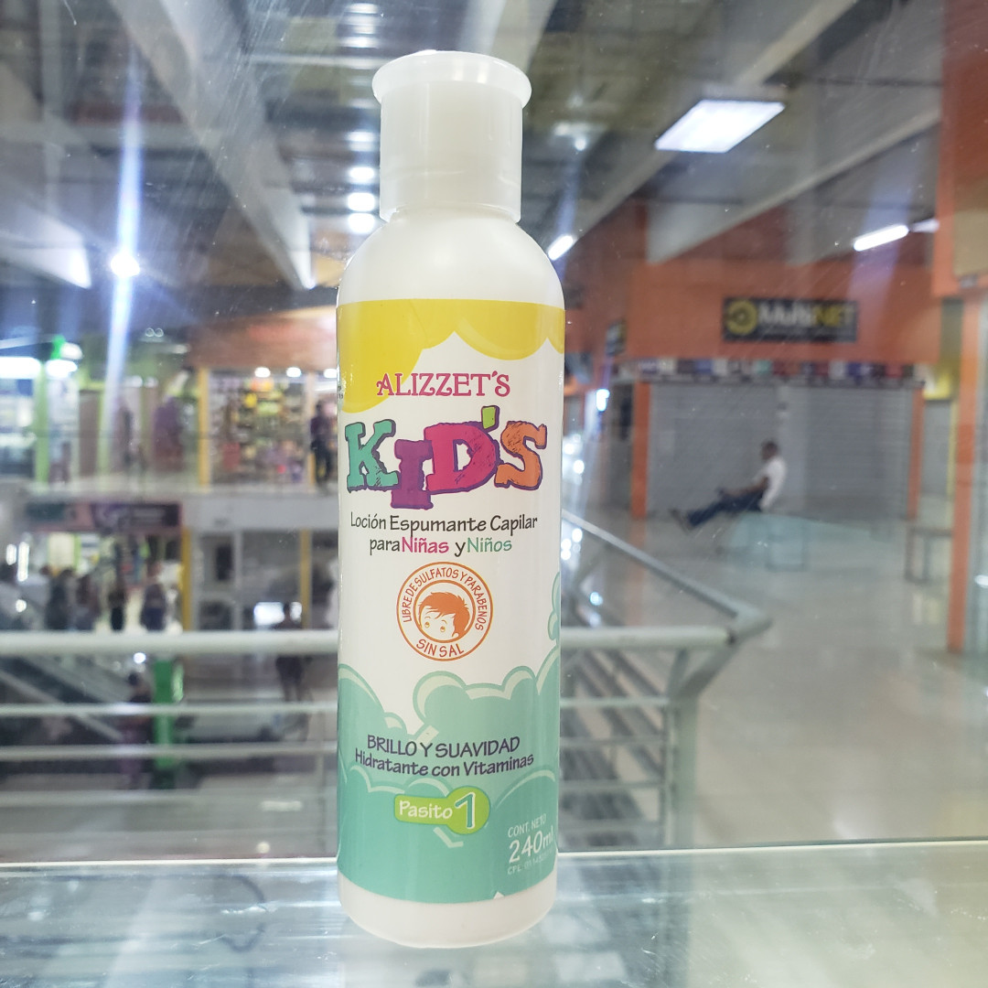 CHAMPÚ ALIZZETS KIDS LOCION ESPUMANTE 240ML