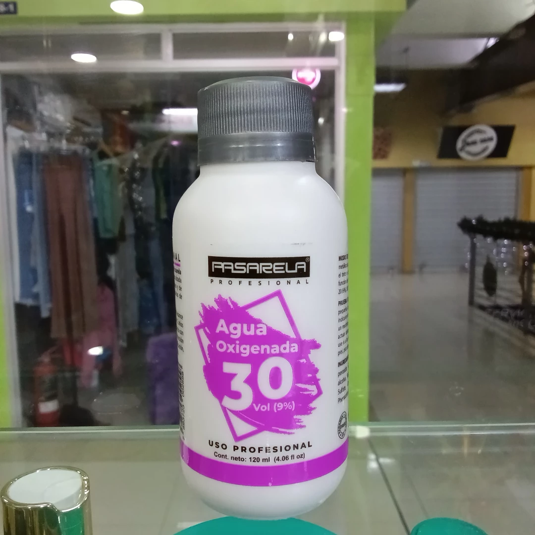 AGUA OXIGENADA PASARELA 30 VOL 120 ML