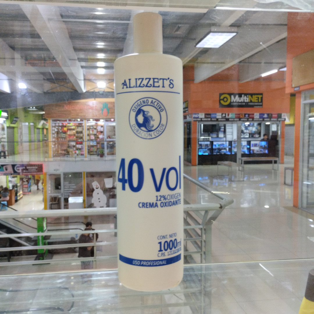 AGUA OXIGENADA ALIZZETS 40 VOL (1000ML)