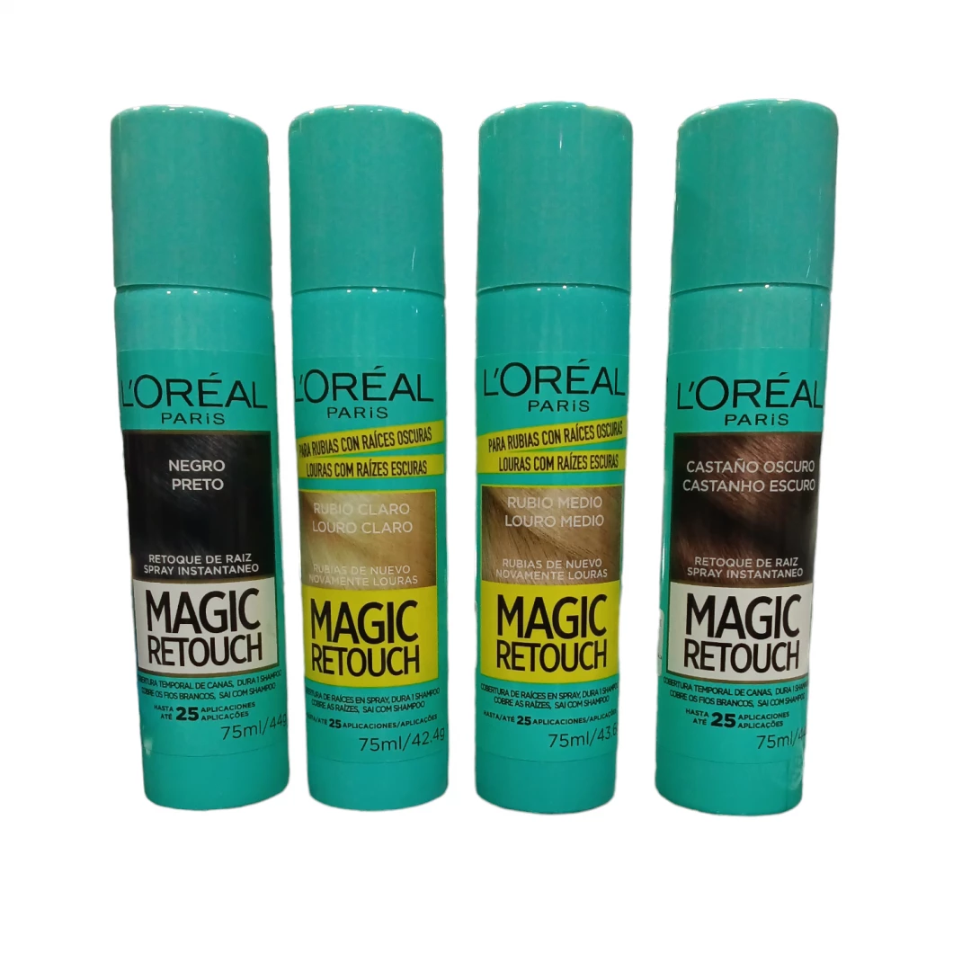 RETOCADOR DE CANAS MAGIC RETOUCH LOREAL PARÍS EN SPRAY 75ML