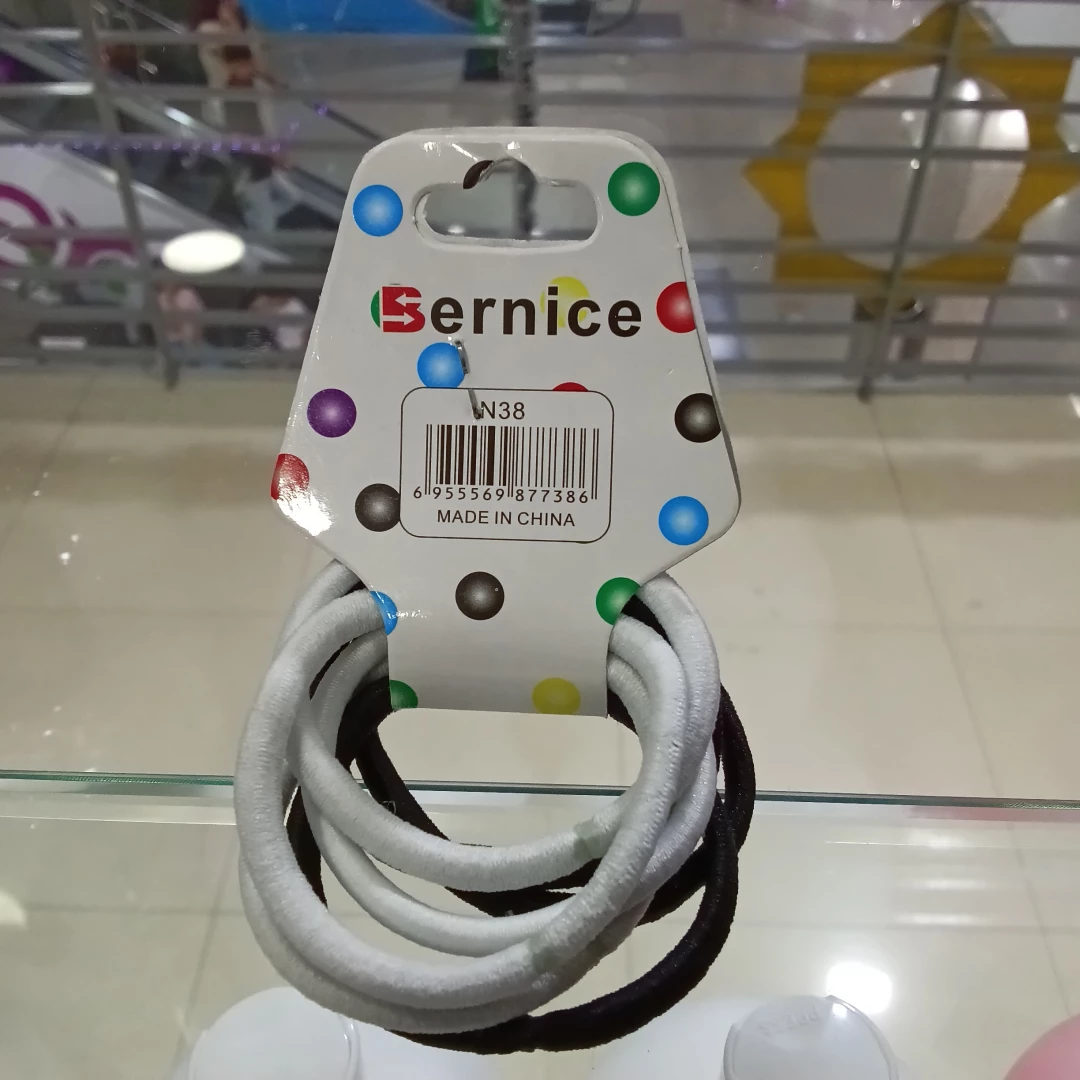 COLAS PARA EL CABELLO BERNICE BLANCAS Y NEGRAS (7 UND)