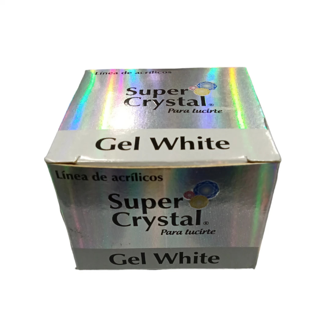 GEL SUPER CRYSTAL UV / LED WHITE 1/2 O.Z.