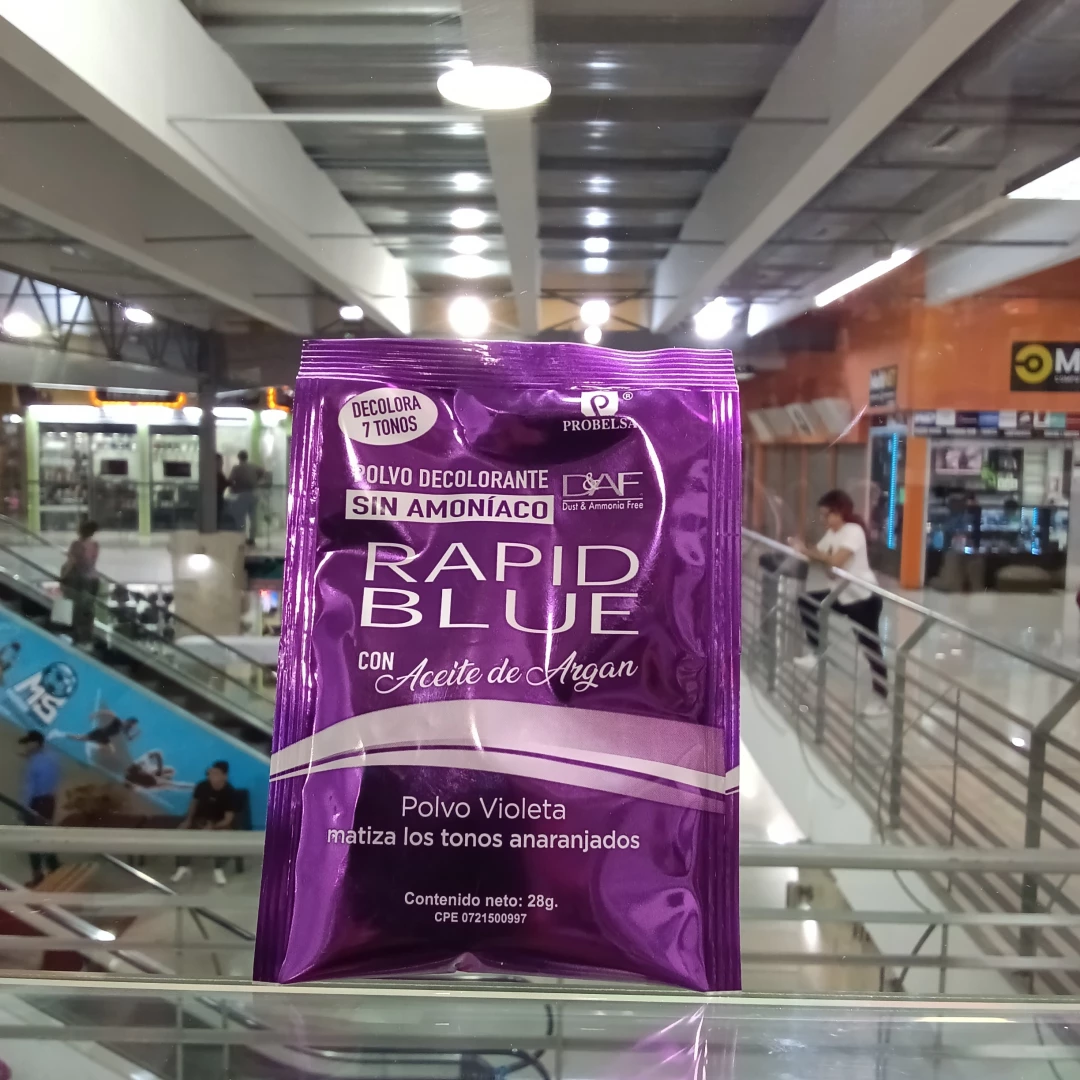 POLVO DECOLORANTE RAPID BLUE SIN AMONIACO 28 GR
