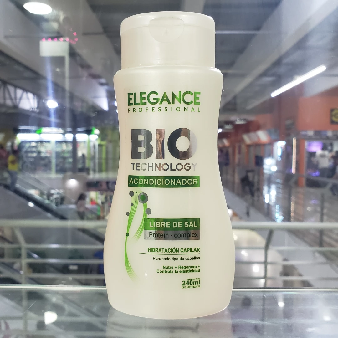 ACONDICIONADOR ELEGANCE BIO SIN SAL (240 ML)
