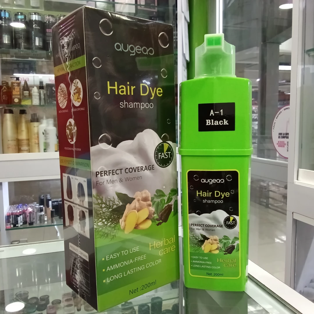 TINTE CHAMPU AUGEAO HAIR DYE HERBAL CARE 200 ML