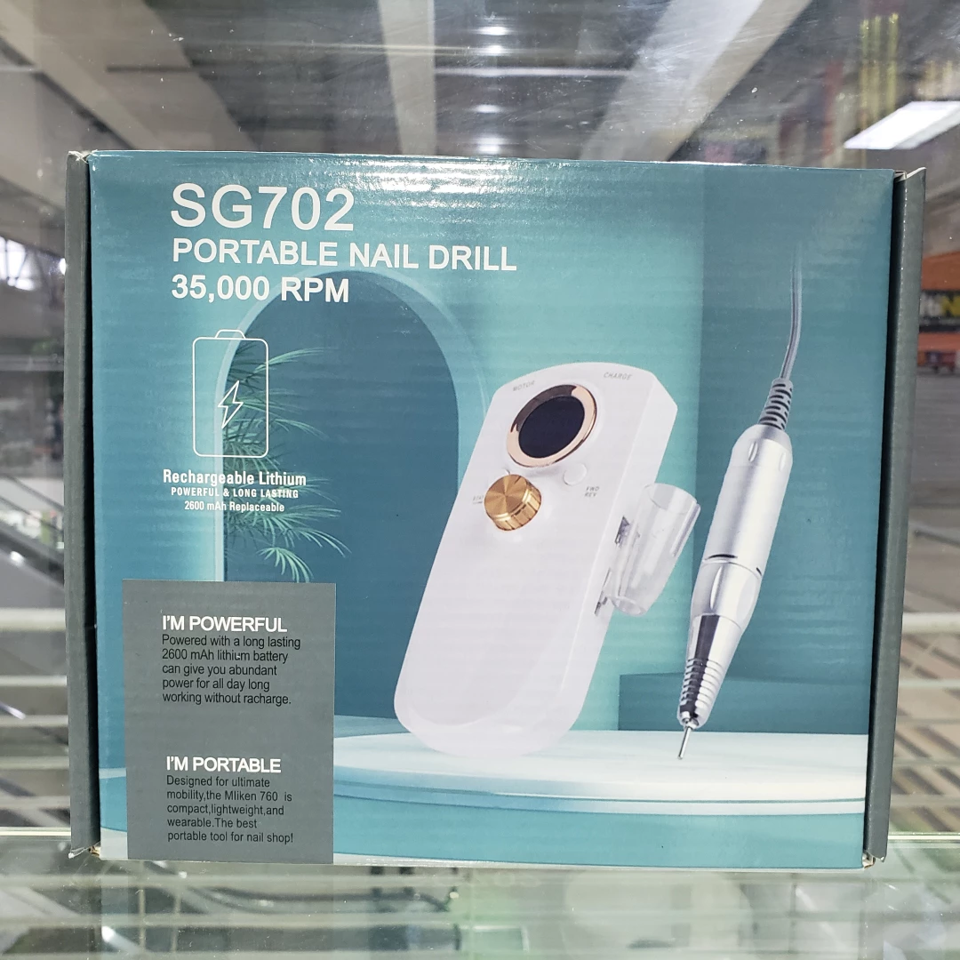 DREMEL PARA UÑAS SG702 POLTATIL RECARGABLE POWER 36W MOTOR 35.000 RPM BIVOLTAJE 110V/220V -240V