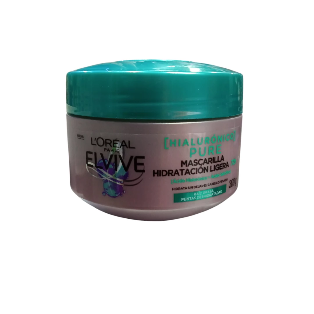 MASCARILLA ELVIVE LOREAL HIALURÓNICO PURE 300 GR.