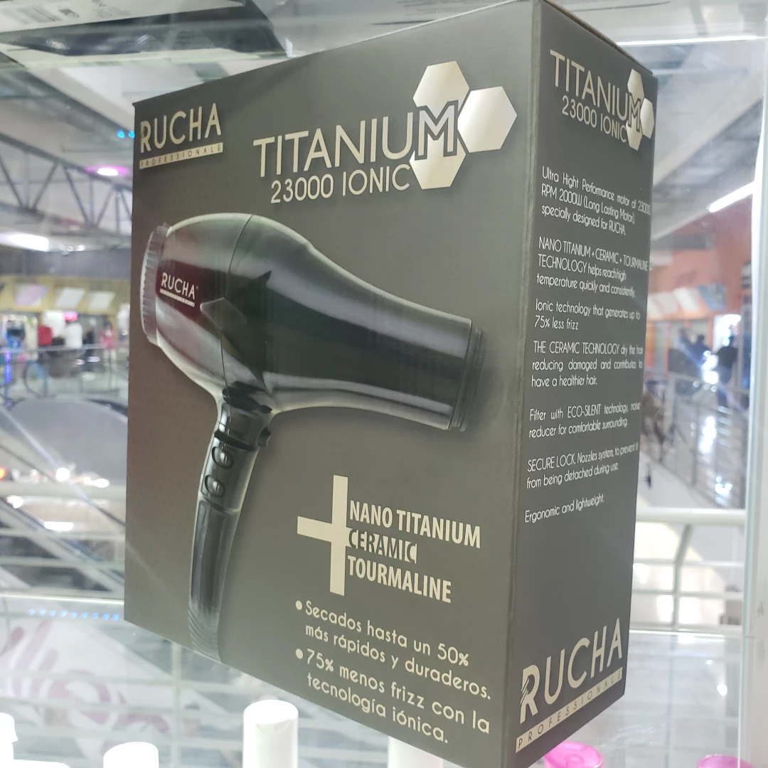 SECADOR RUCHA TITANIUM 23.000 IONIC + CERAMIC +TOURMALINE