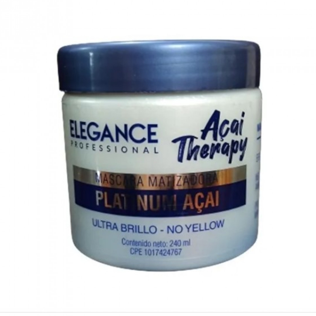 MACARILLA MATIZADORA ELEGANCE PLATINIUM ACAI 240GR