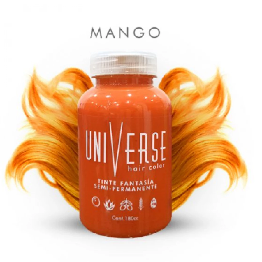 TINTE UNIVERSE HAIR COLORS MANGO 180cc.