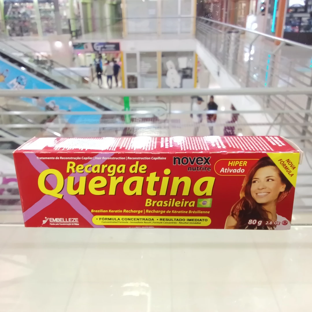 RECARGA NOVEX QUERATINA BRASILEIRA 80 GR.