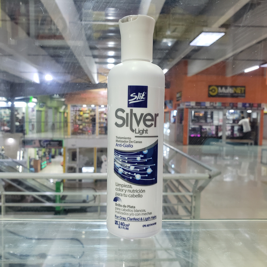 CHAMPÚ MATIZADOR SLIK SILVER LIGHT 240ML