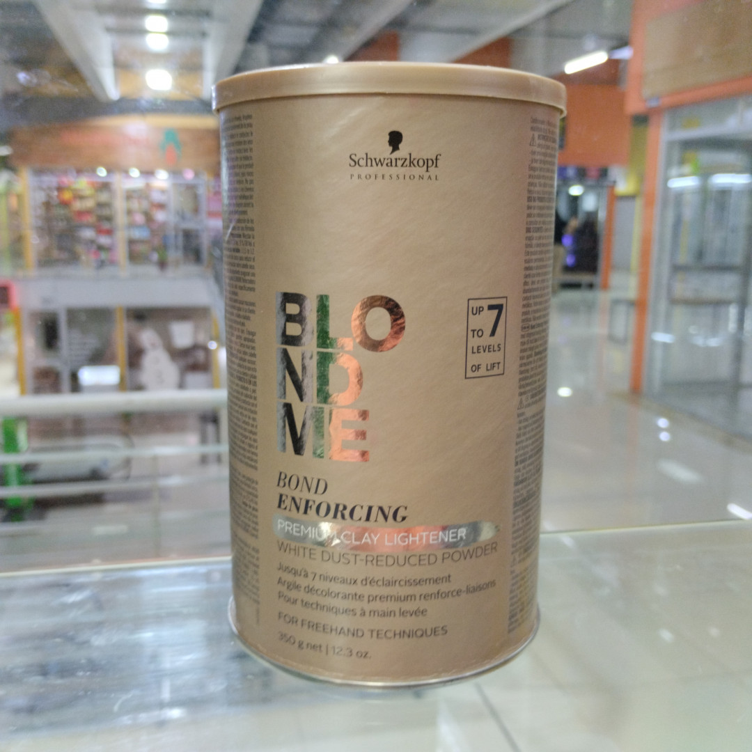POLVO DECOLORANTE BLONDME DE SCHWARZKOPF 7 TONOS 350GR (WHITE)