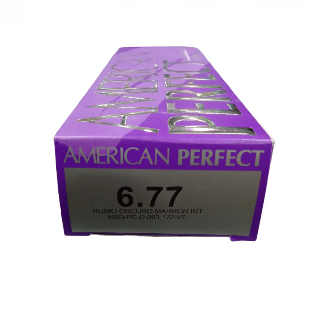 TINTE RUBIO OSCURO MARRON INTENSO AMERICAN PERFECT 6.77 (100GR)