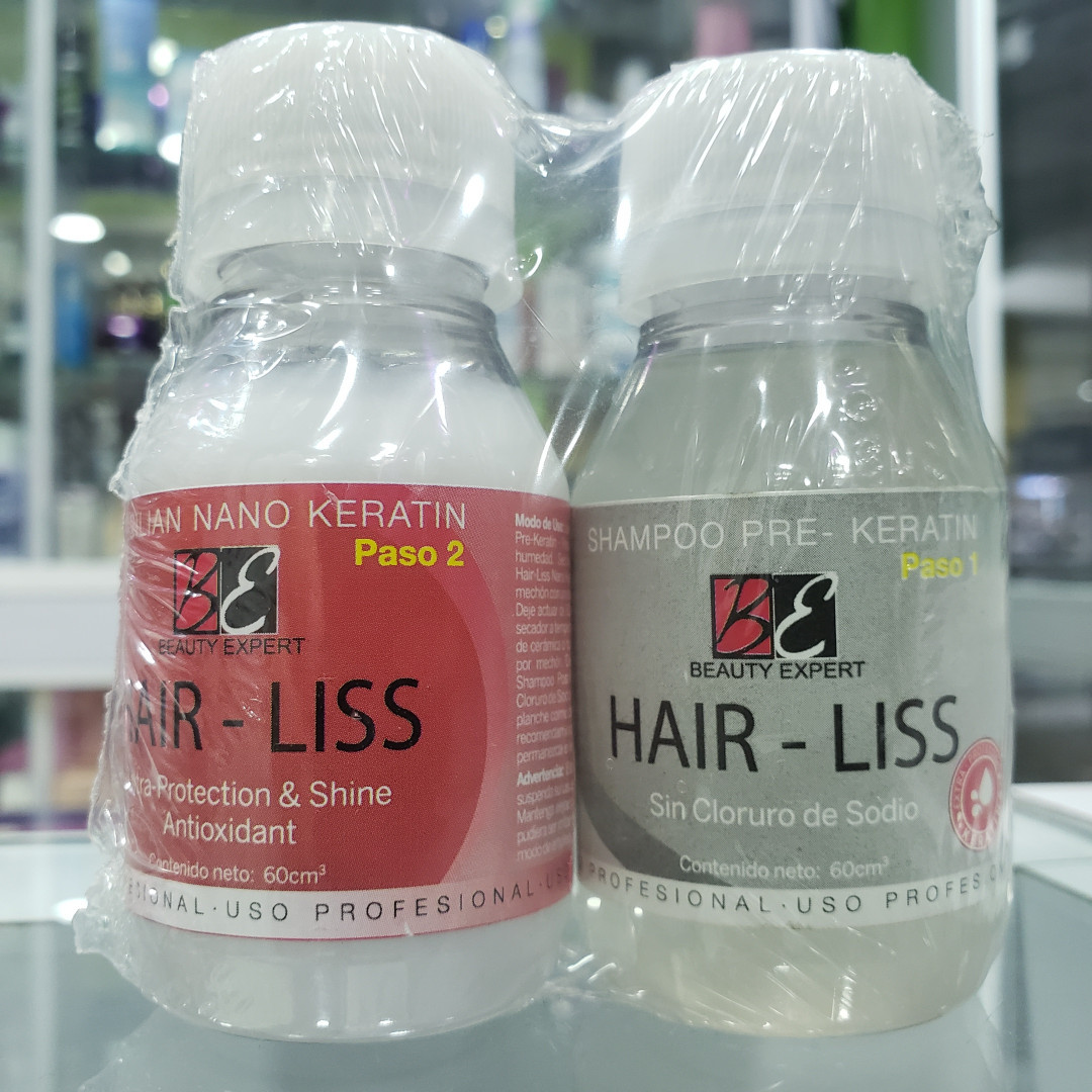 ALISADO BE HAIR LISS KERATINA CAPILAR 1 & 2 60ML
