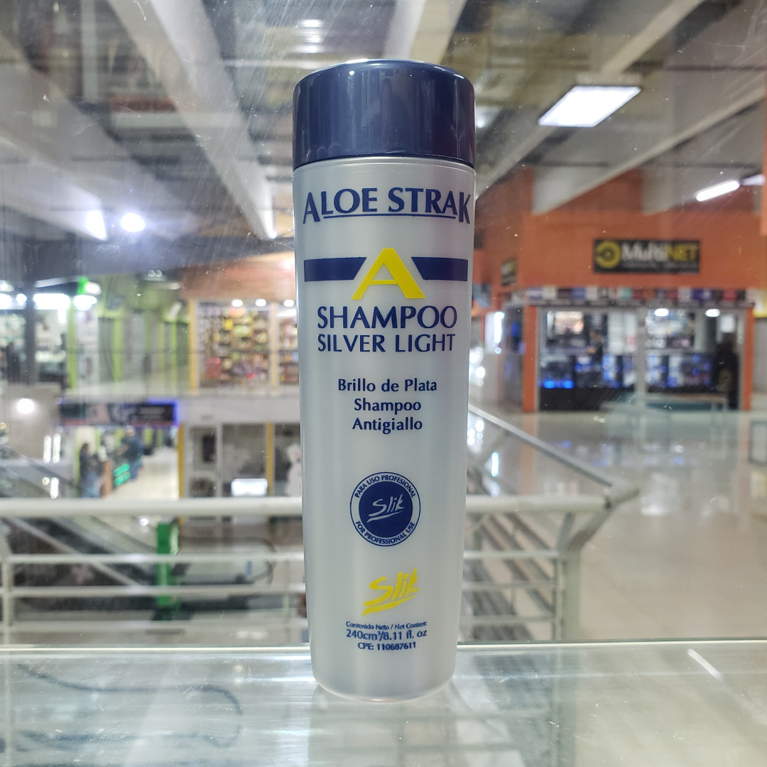 CHAMPÚ MATIZADOR SLIK ALOE STRAK SILVER LIGHT 240ML