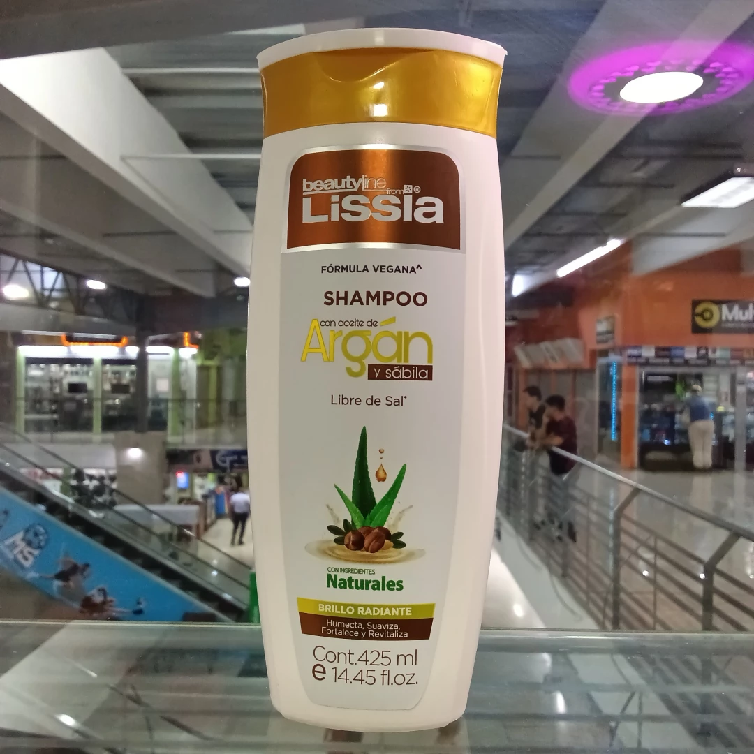 CHAMPÚ LISSIA ARGAN Y SABILA LIBRE DE SAL 425 ML