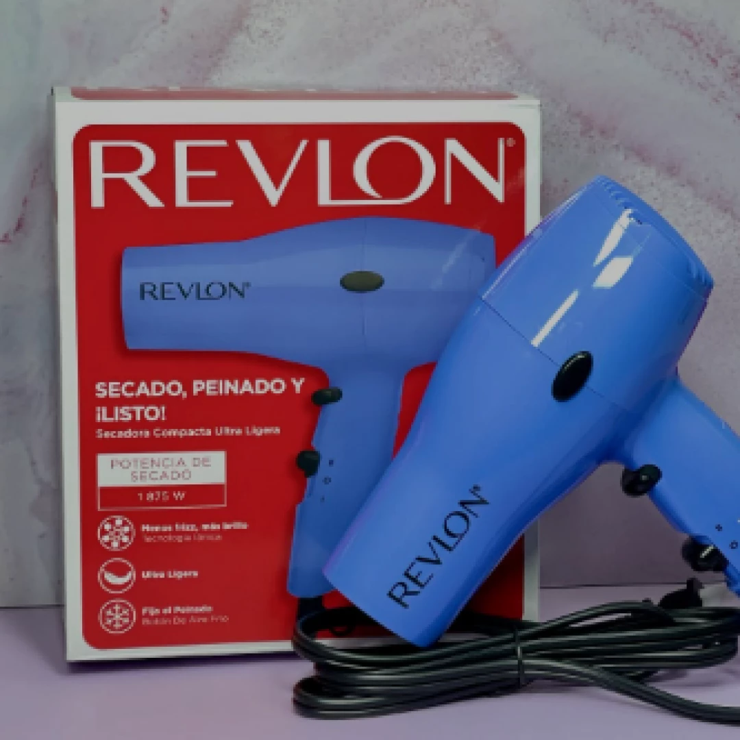 SECADOR REVLON 1875W SECADORA COMPACTA ULTRA LIGERA