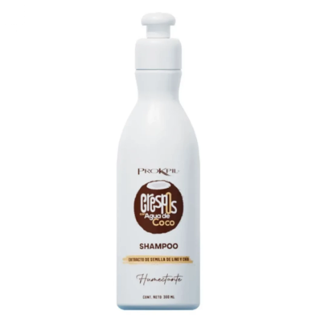 CHAMPU PROKPIL CRESPOS CON AGUA DE COCO (300 ML) LIBRE DE SAL