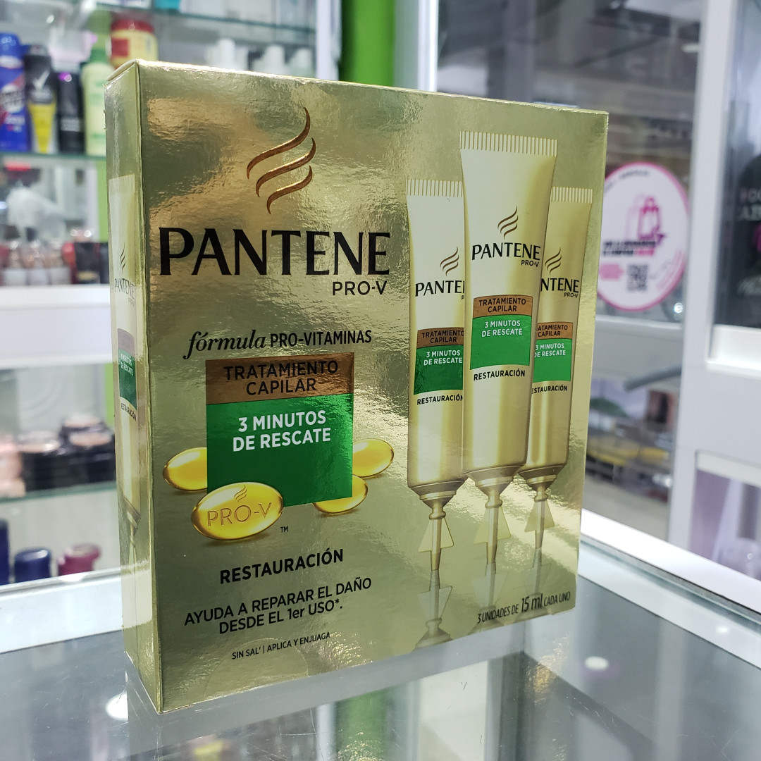 AMPOLLA PANTENE CAPILAR 3MIN REST (3UND)