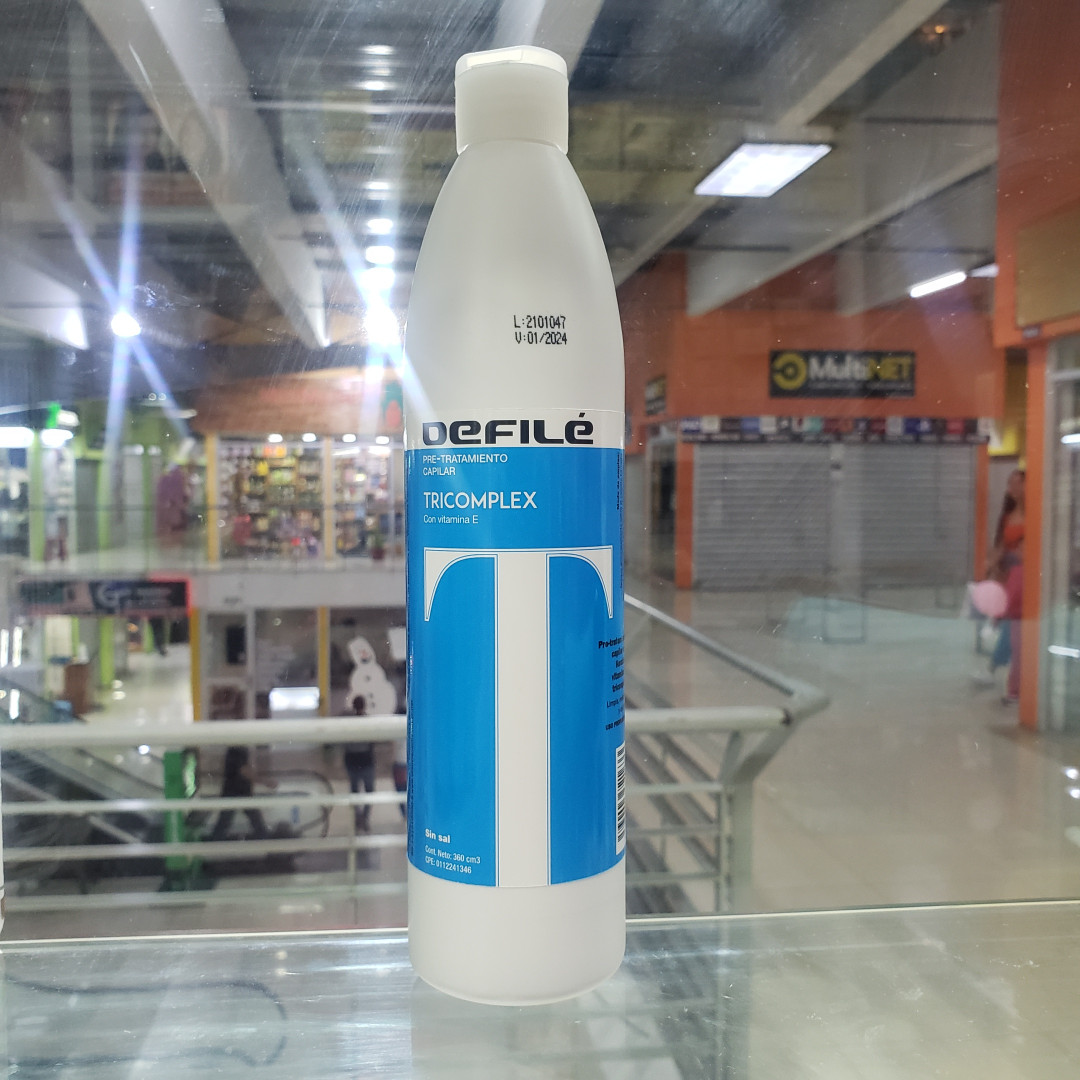 CHAMPÚ DEFILE TRICOMPLEX SIN SAL 360ML