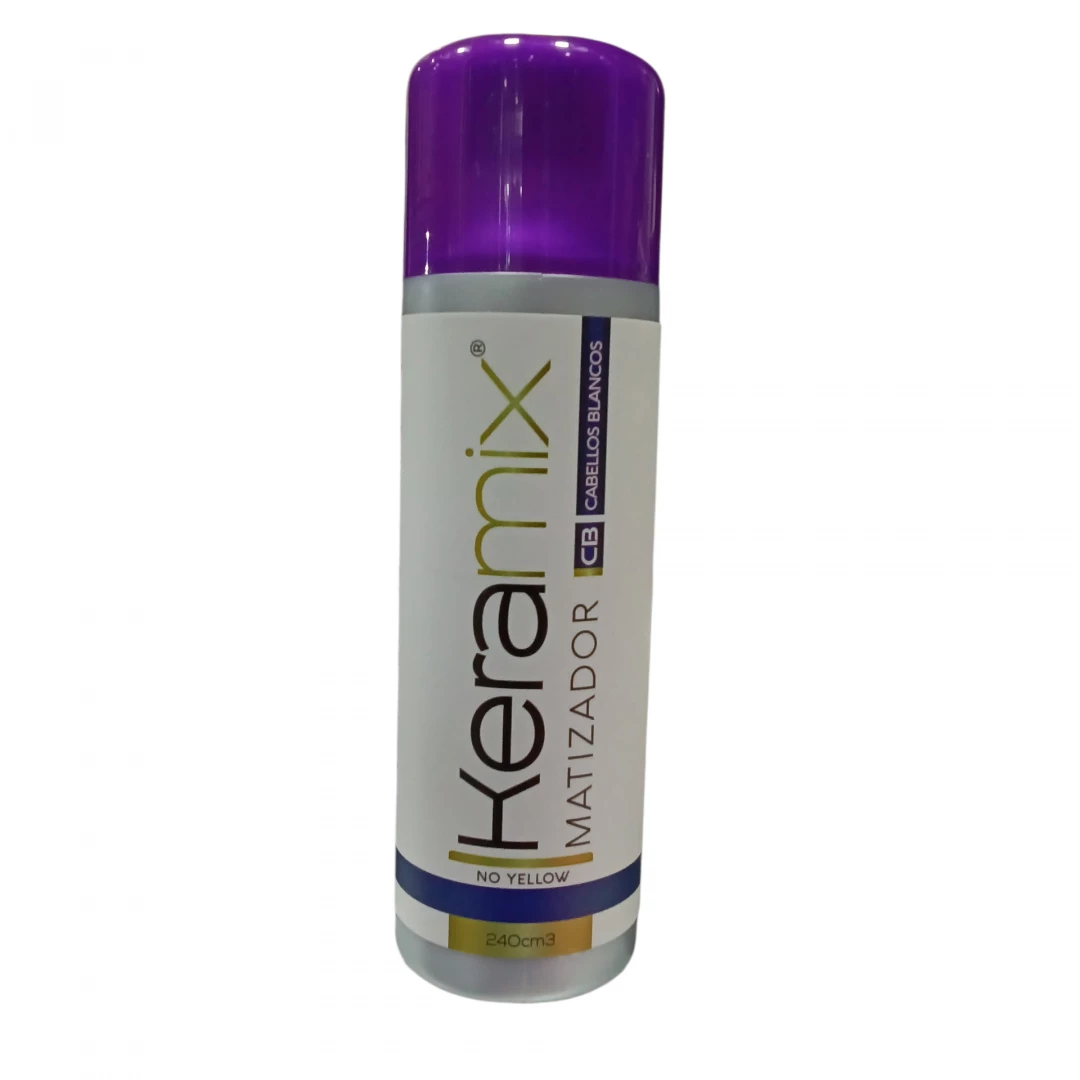 CHAMPÚ MATIZADOR KERAMIX CABELLOS BLANCOS NO YELLOW 240 ML