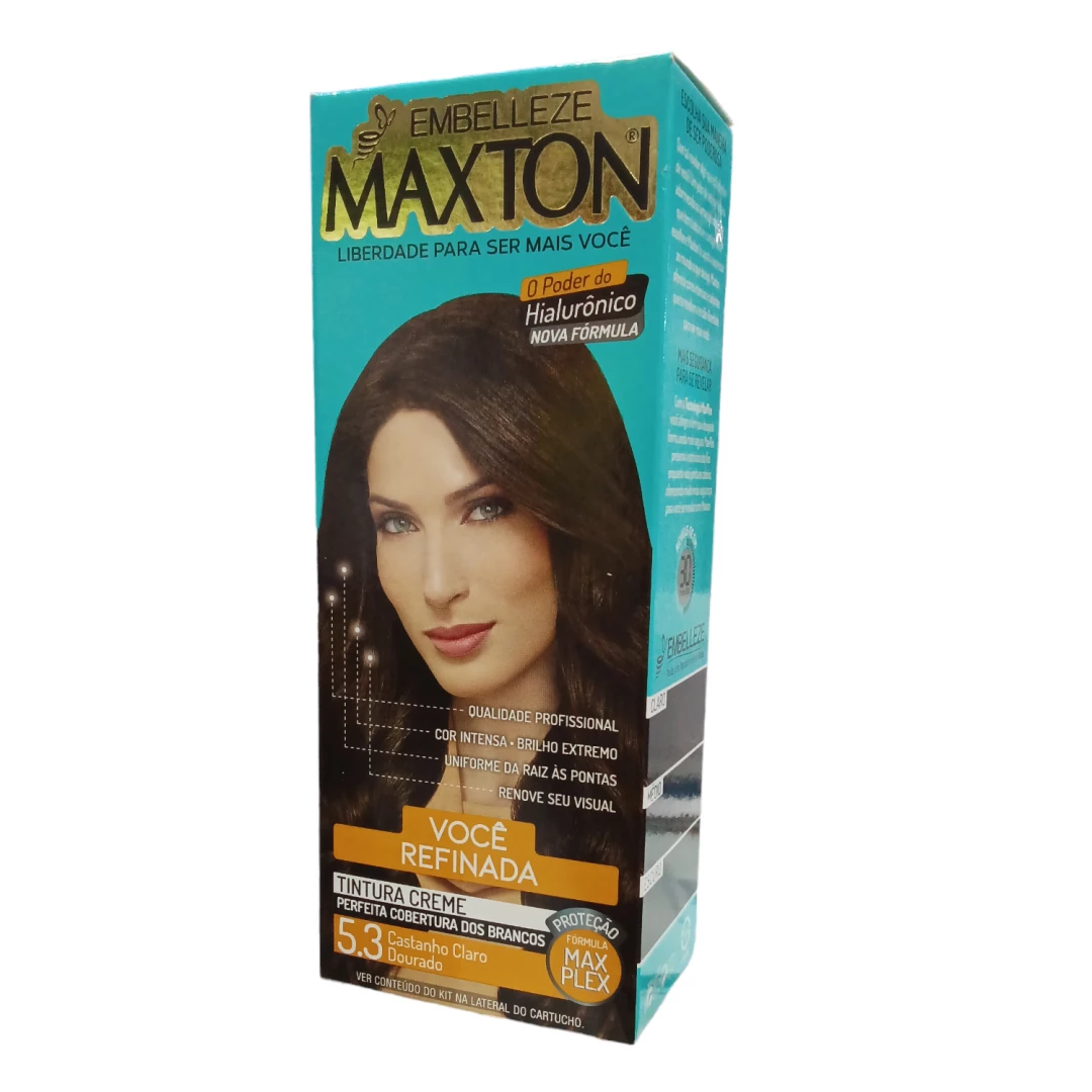 TINTE CASTAÑO CLARO DORADO MAXTON 5.3 (50 GR)