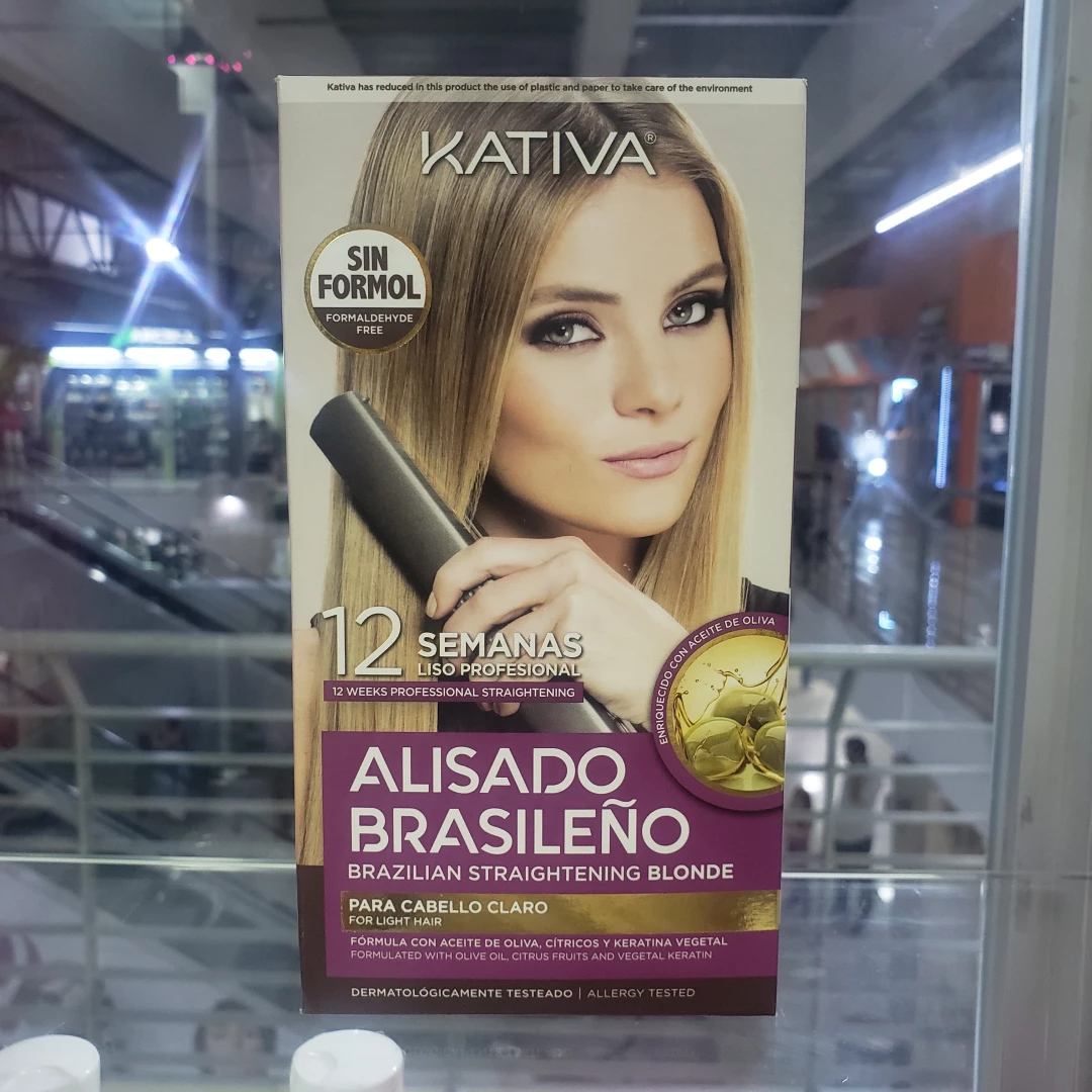 ALISADO KATIVA ACEITE DE OLIVA CAPILAR 1, 2 & 3  (150 ML) LIBRE DE FORMOL